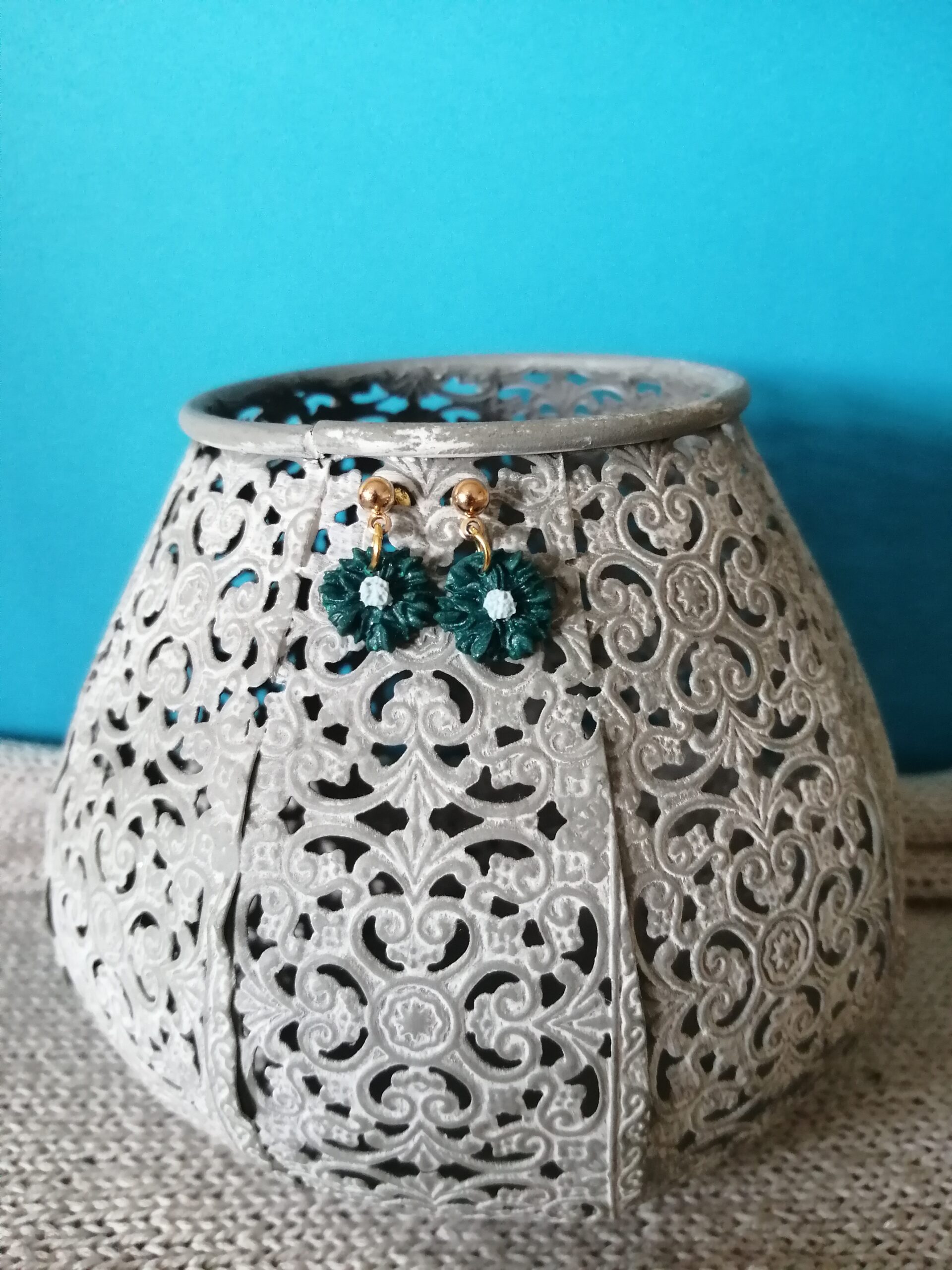 Kleine bloem turquoise