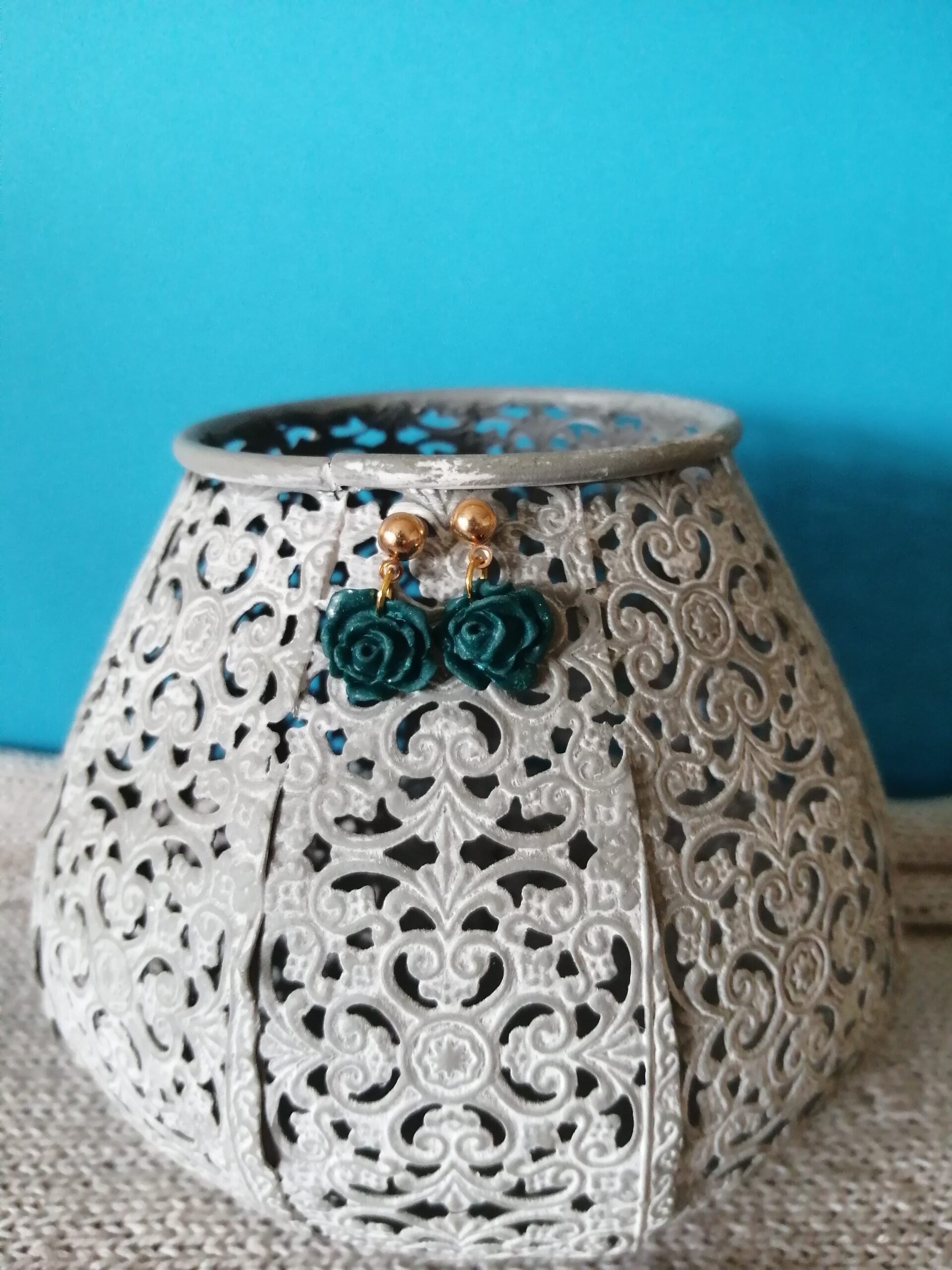 Kleine roos donkerblauw