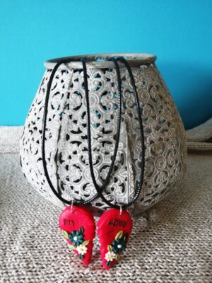 Halve hartjes rood 2