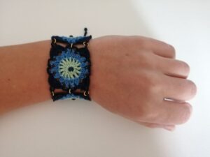 Breed blauw