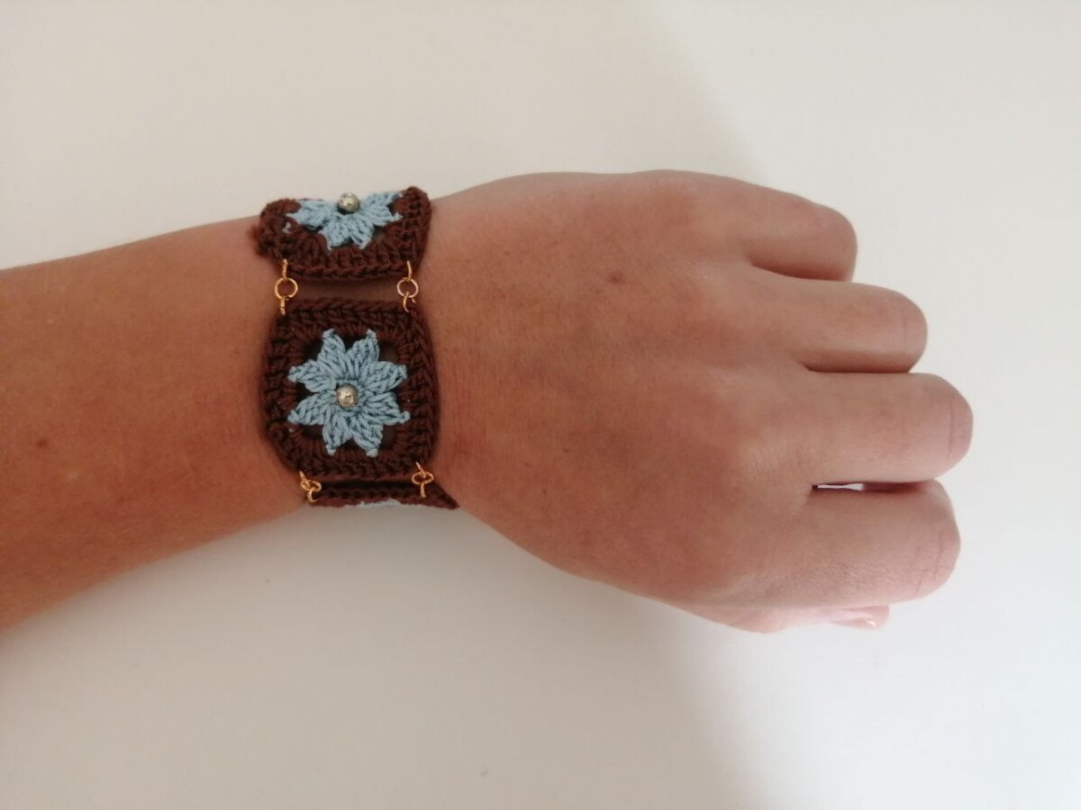 Smal bruin/blauw