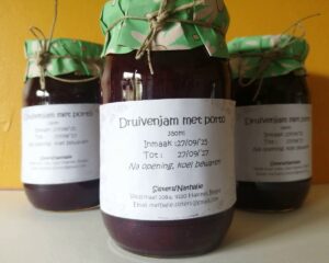 Druivenjam met porto