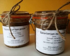 Rabarberjam met gember