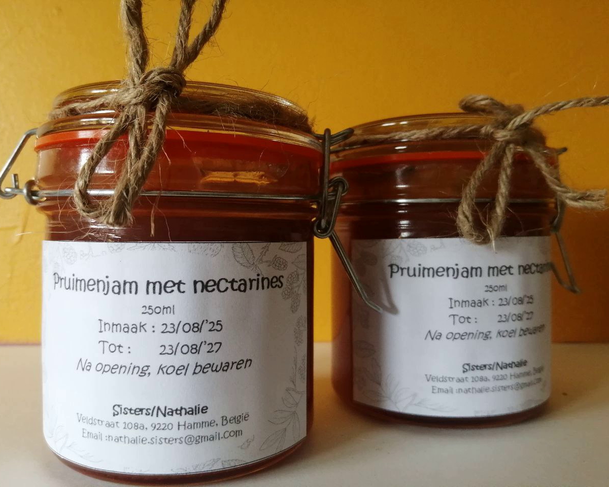 Pruimenjam met nectarines