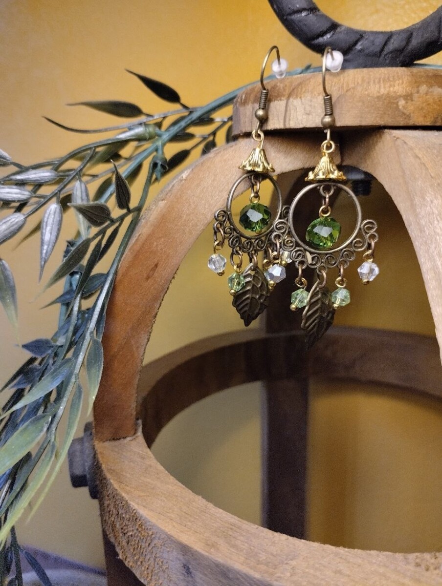 Vintage parels groen